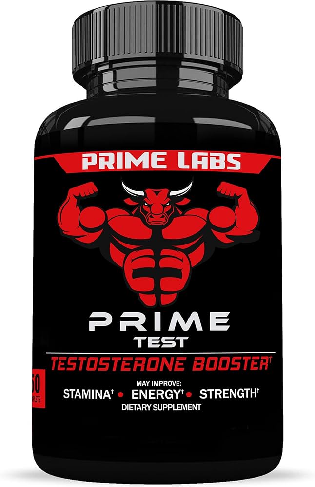 Prime Labs Prime Test - Natural Testosterone Booster For Men - 60 Capsules